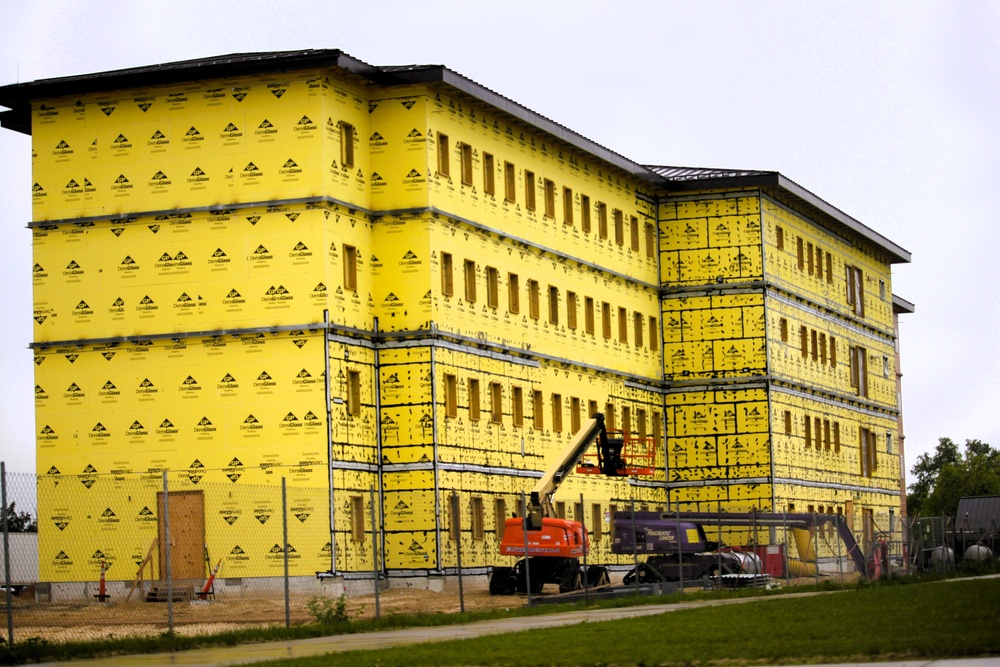 Fort McCoy's East Barracks Project reaches 45 percent complete as June 2025 begins