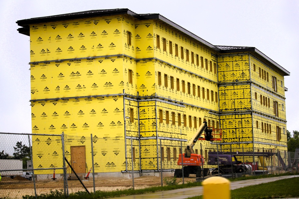 Fort McCoy's East Barracks Project reaches 45 percent complete as June 2025 begins