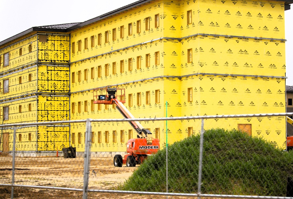 Fort McCoy's East Barracks Project reaches 45 percent complete as June 2025 begins