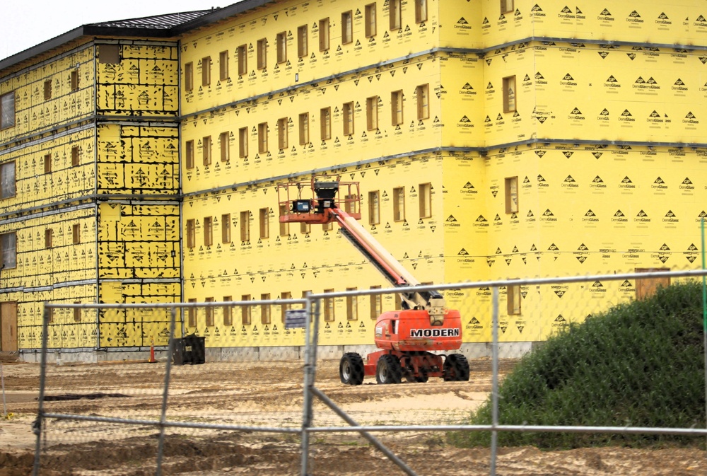 Fort McCoy's East Barracks Project reaches 45 percent complete as June 2025 begins