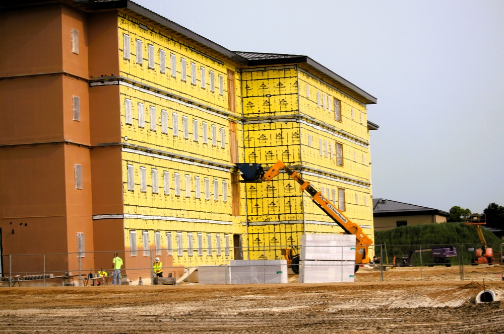 Fort McCoy's East Barracks Project reaches 45 percent complete as June 2025 begins