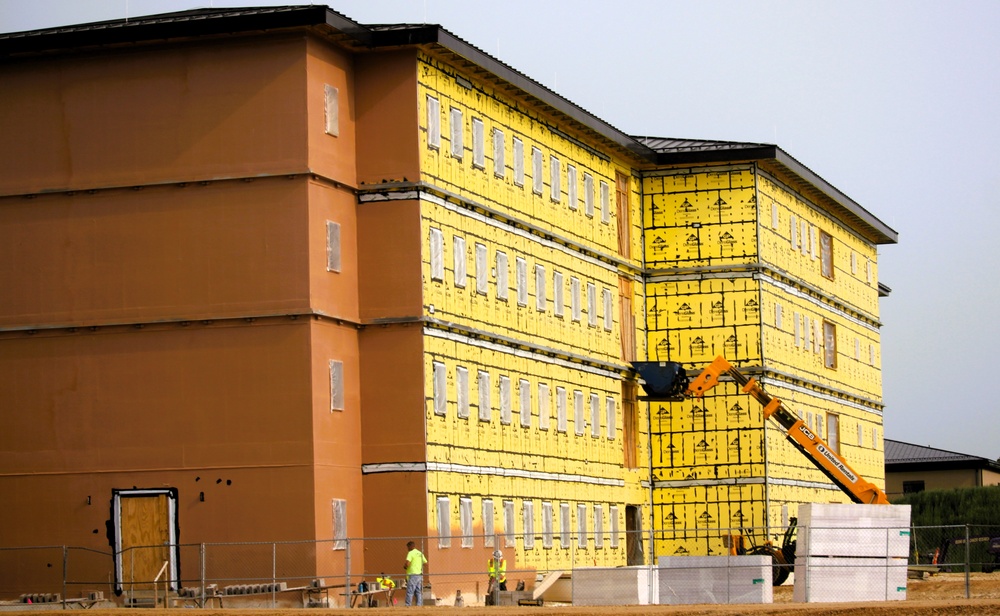 Fort McCoy's East Barracks Project reaches 45 percent complete as June 2025 begins