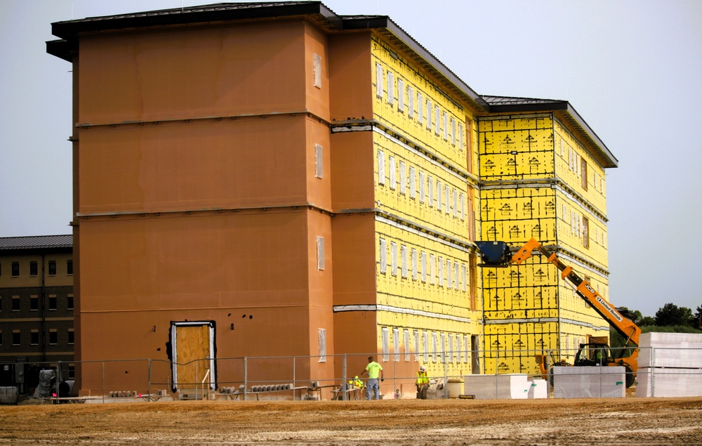 Fort McCoy's East Barracks Project reaches 45 percent complete as June 2025 begins