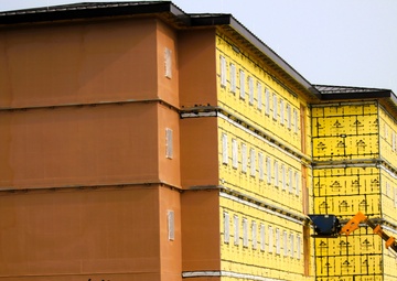 Fort McCoy's East Barracks Project reaches 45 percent complete as June 2025 begins