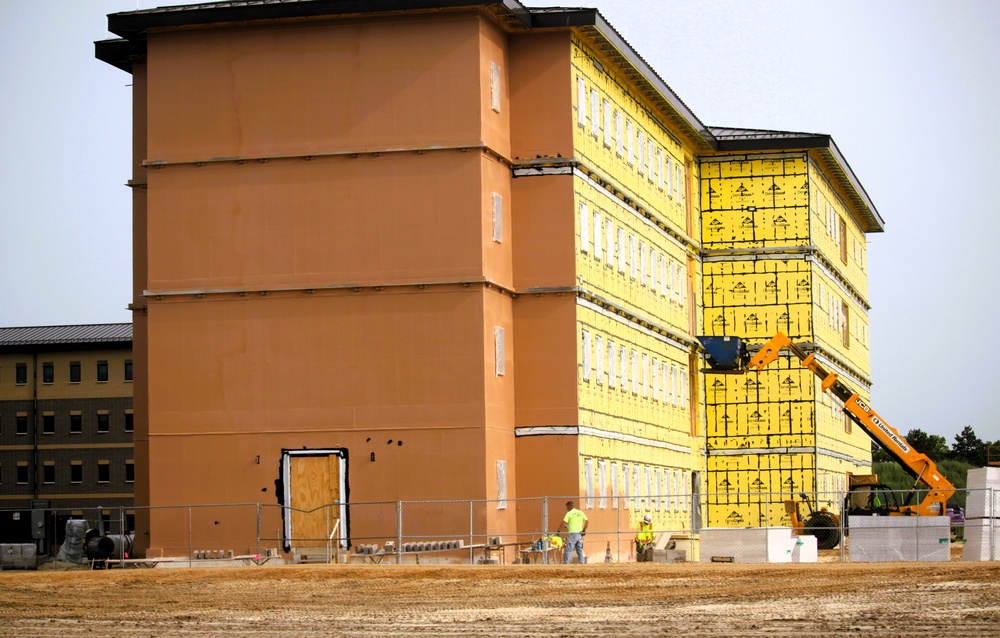 Fort McCoy's East Barracks Project reaches 45 percent complete as June 2025 begins