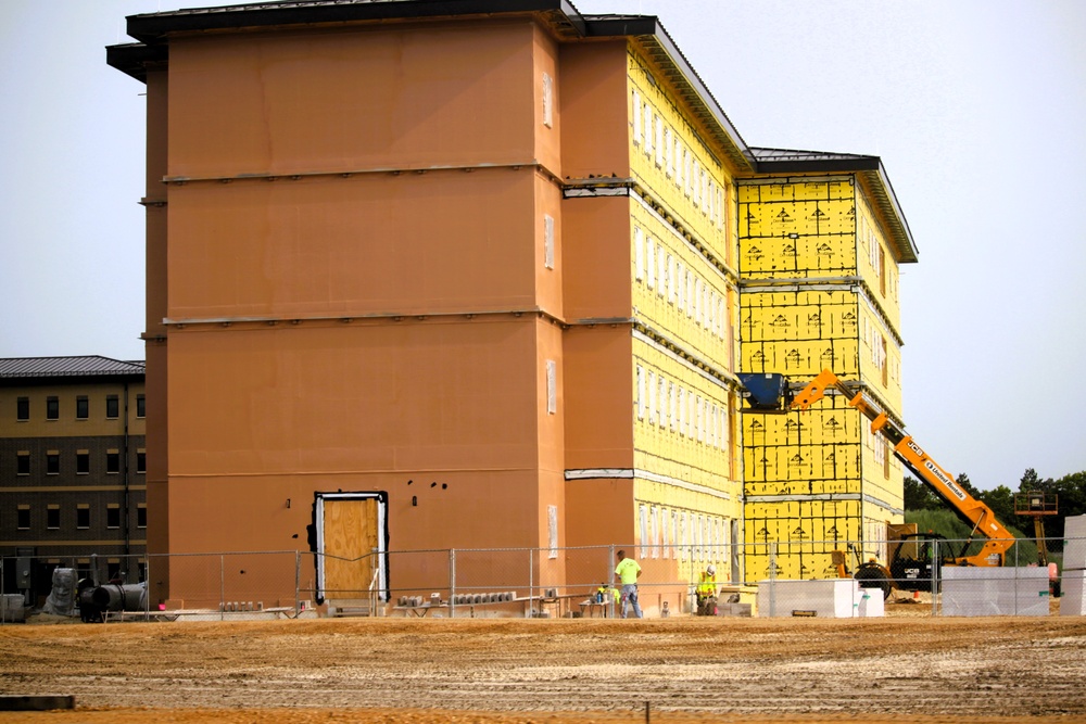 Fort McCoy's East Barracks Project reaches 45 percent complete as June 2025 begins
