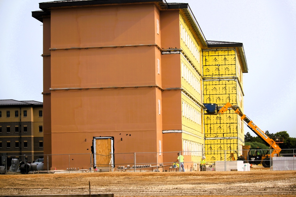Fort McCoy's East Barracks Project reaches 45 percent complete as June 2025 begins