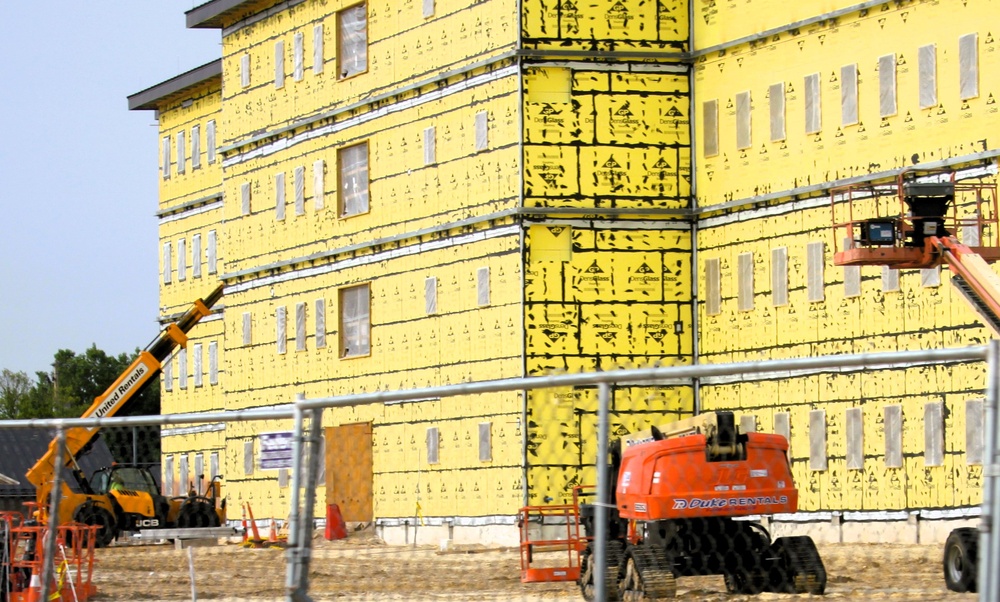 Fort McCoy's East Barracks Project reaches 45 percent complete as June 2025 begins