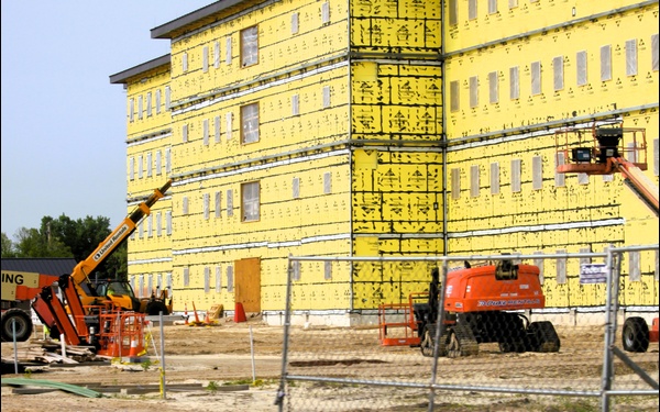 Fort McCoy's East Barracks Project reaches 45 percent complete as June 2025 begins