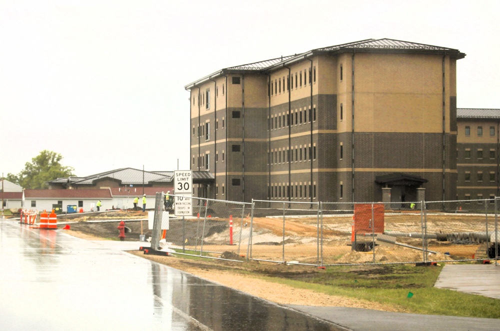 South Barracks Project at Fort McCoy surpasses 90 percent complete as June 2025 starts