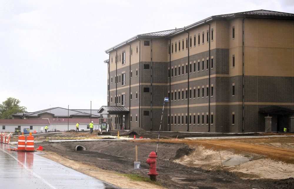 South Barracks Project at Fort McCoy surpasses 90 percent complete as June 2025 starts