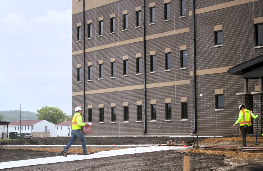 South Barracks Project at Fort McCoy surpasses 90 percent complete as June 2025 starts