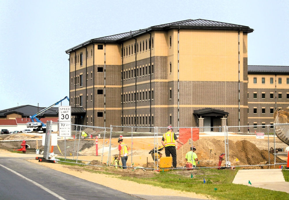 South Barracks Project at Fort McCoy surpasses 90 percent complete as June 2025 starts