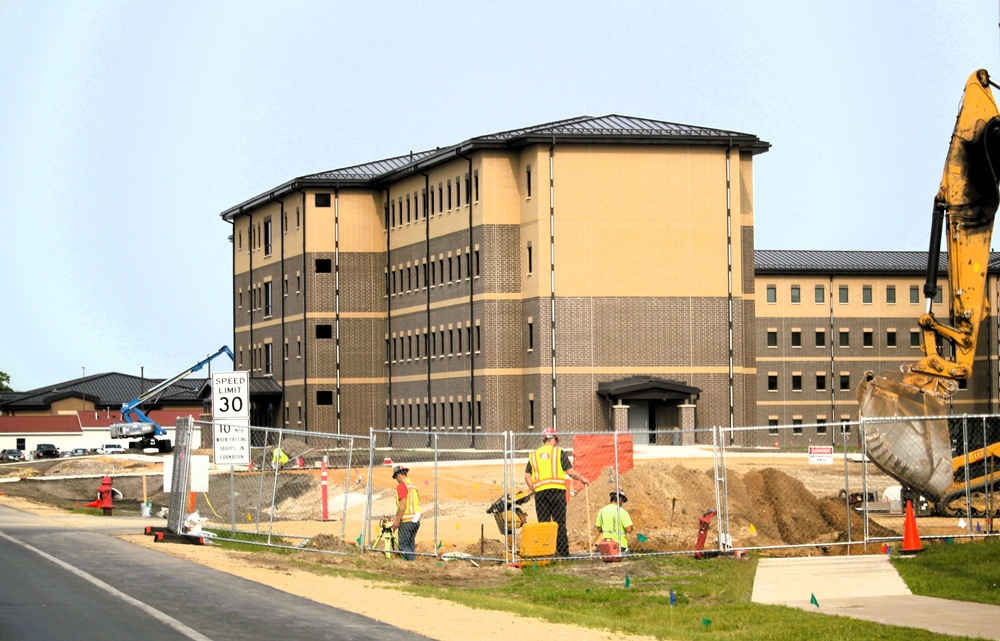 South Barracks Project at Fort McCoy surpasses 90 percent complete as June 2025 starts
