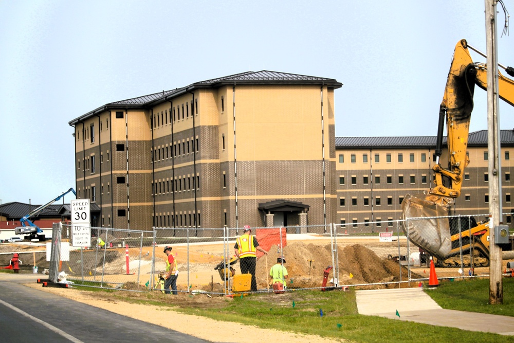 South Barracks Project at Fort McCoy surpasses 90 percent complete as June 2025 starts
