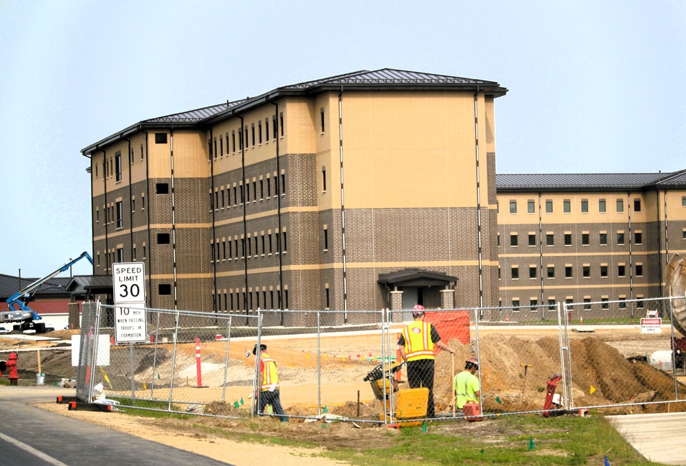 South Barracks Project at Fort McCoy surpasses 90 percent complete as June 2025 starts
