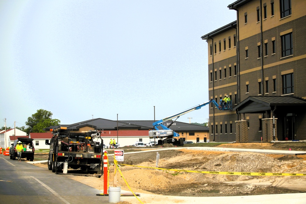 South Barracks Project at Fort McCoy surpasses 90 percent complete as June 2025 starts
