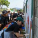 U.S. Military, Korean Children Unite for Mural Project in Yongsan