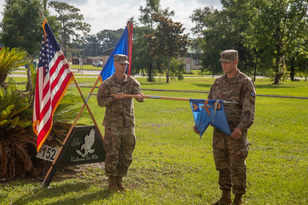 Alpha Company &quot;Storm&quot;, 2-3 GSAB, Color Casing ceremony