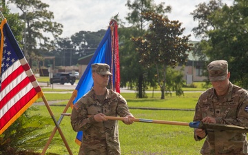 Alpha Company &quot;Storm&quot;, 2-3 GSAB, Color Casing ceremony