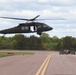 Soldiers with 13th Battalion, 100th Regiment hold slingload training at McCoy, Wisconsin National Guard Black Hawks, crews assist