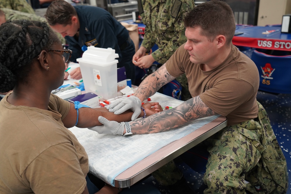 Naval Medical Readiness Training Command Rota Projects Global Medical Strength Aboard USS Stout (DDG 55)