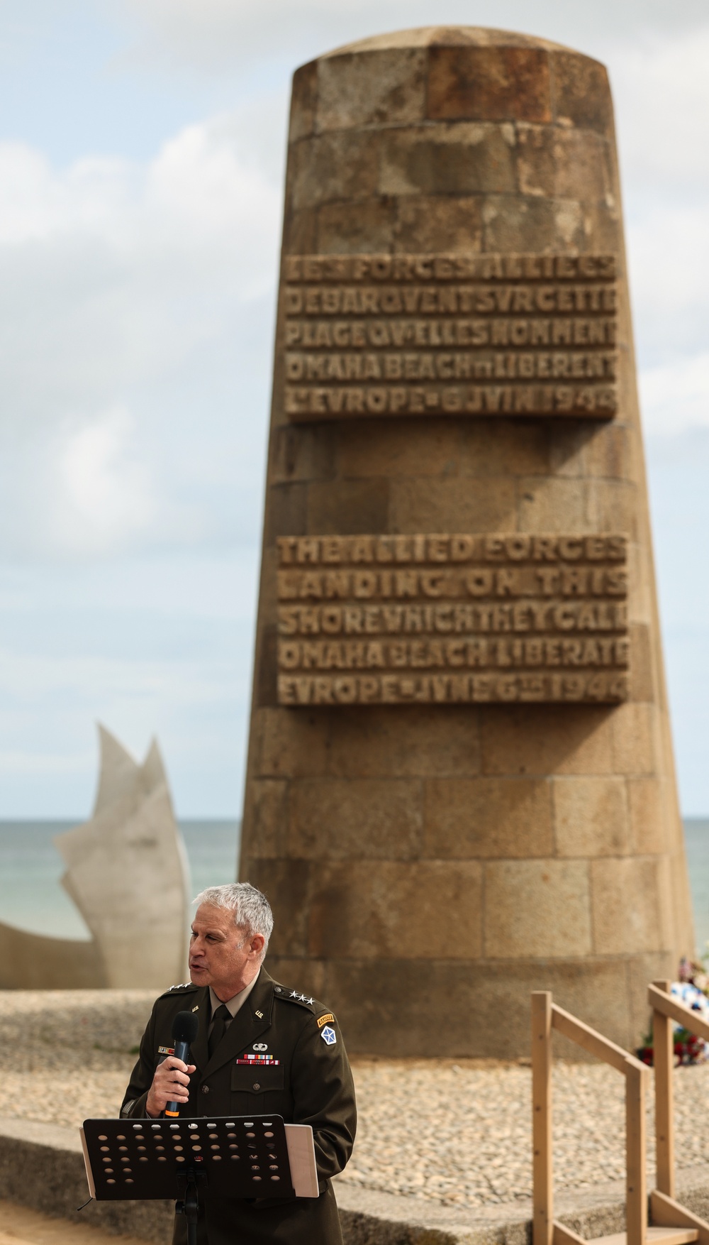 Omaha Beach Monument