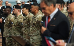 Omaha Beach Signal Monument Ceremony