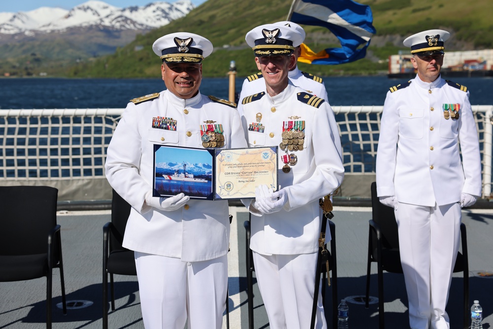 Coast Guard Cutter Alex Haley holds change of command ceremony