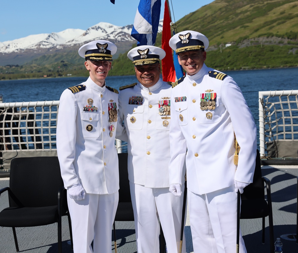Coast Guard Cutter Alex Haley holds change of command ceremony