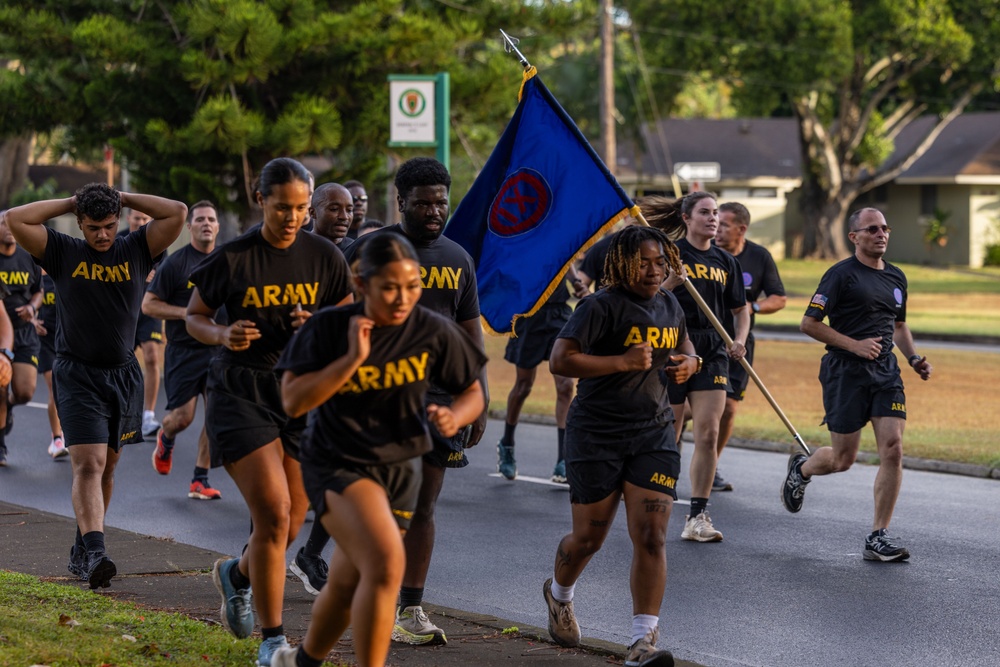 Garrison Hawaii Celebrates the Army’s 250th Birthday with a Motivational Run, 2025