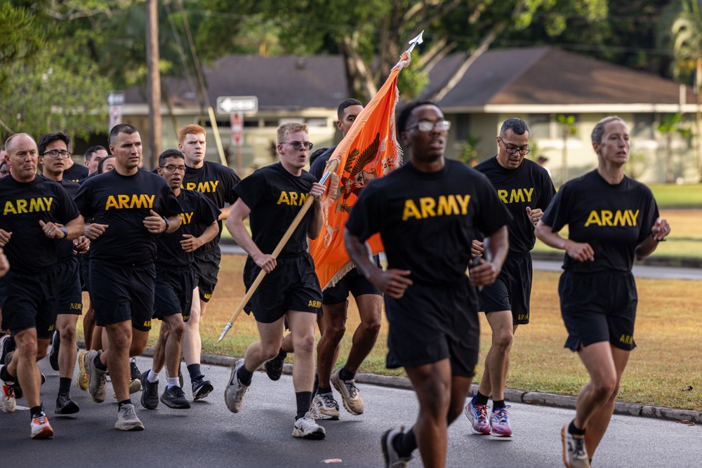 Garrison Hawaii Celebrates the Army’s 250th Birthday with a Motivational Run, 2025