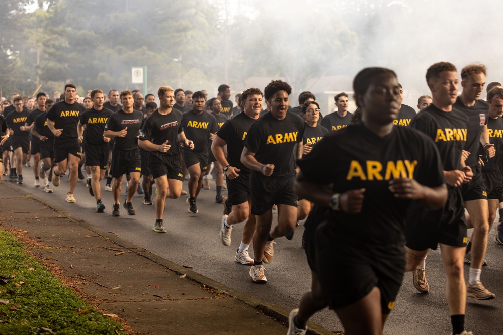 Garrison Hawaii Celebrates the Army’s 250th Birthday with a Motivational Run, 2025