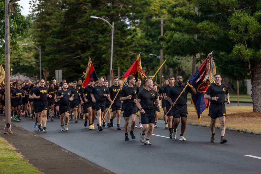 Garrison Hawaii Celebrates the Army’s 250th Birthday with a Motivational Run, 2025