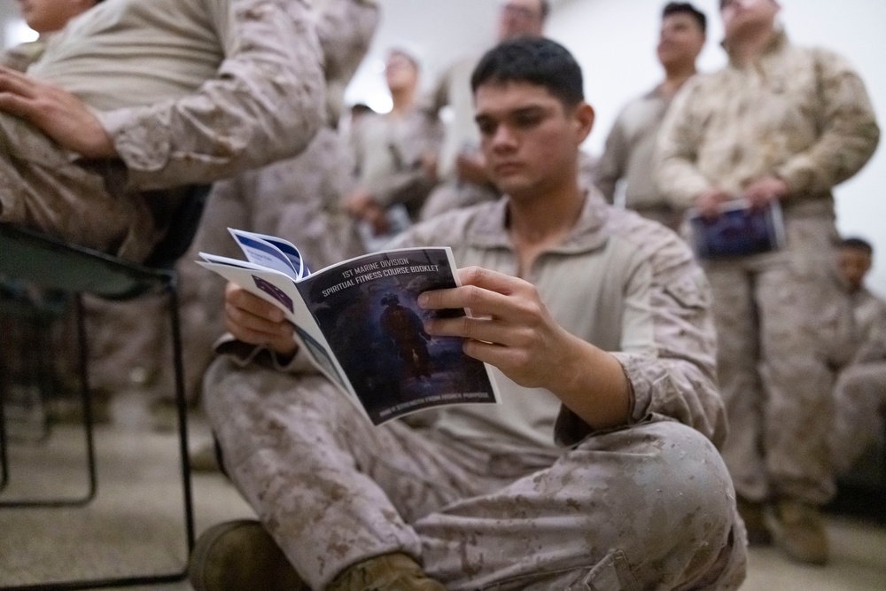 1st CEB chaplain speaks about spiritual fitness during deployment