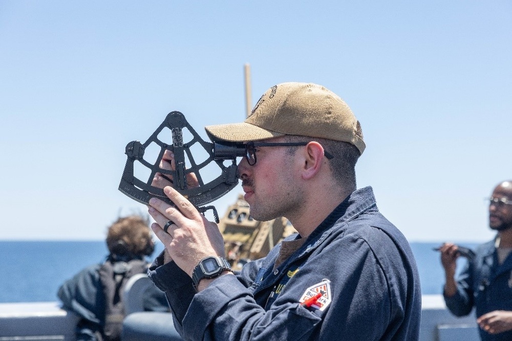 USS San Antonio Conducts Simulated Strait Transit
