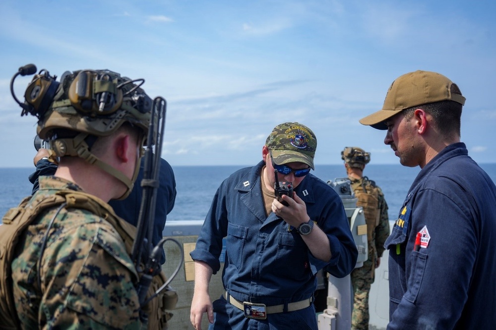 USS San Antonio Conducts Simulated Strait Transit