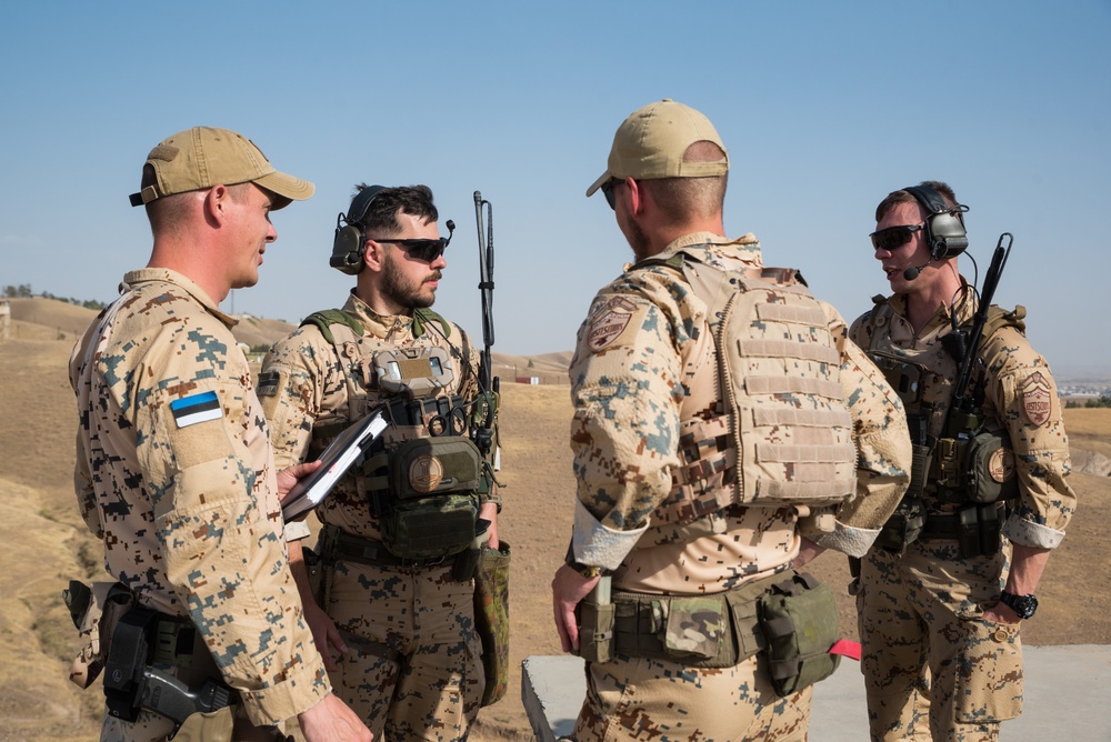 Estonian Defence Forces Conduct Close Air Support Live Fire Exercise