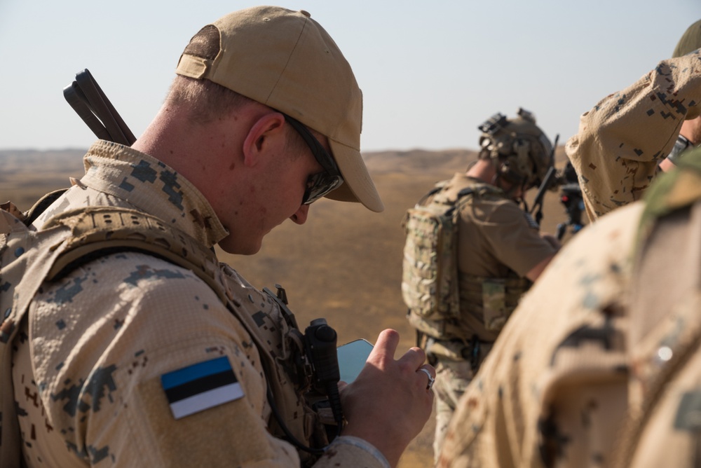 Estonian Defence Forces Conduct Close Air Support Live Fire Exercise