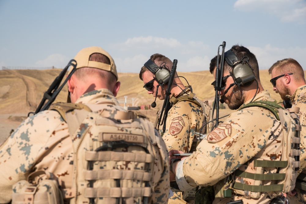 Estonian Defence Forces Conduct Close Air Support Live Fire Exercise