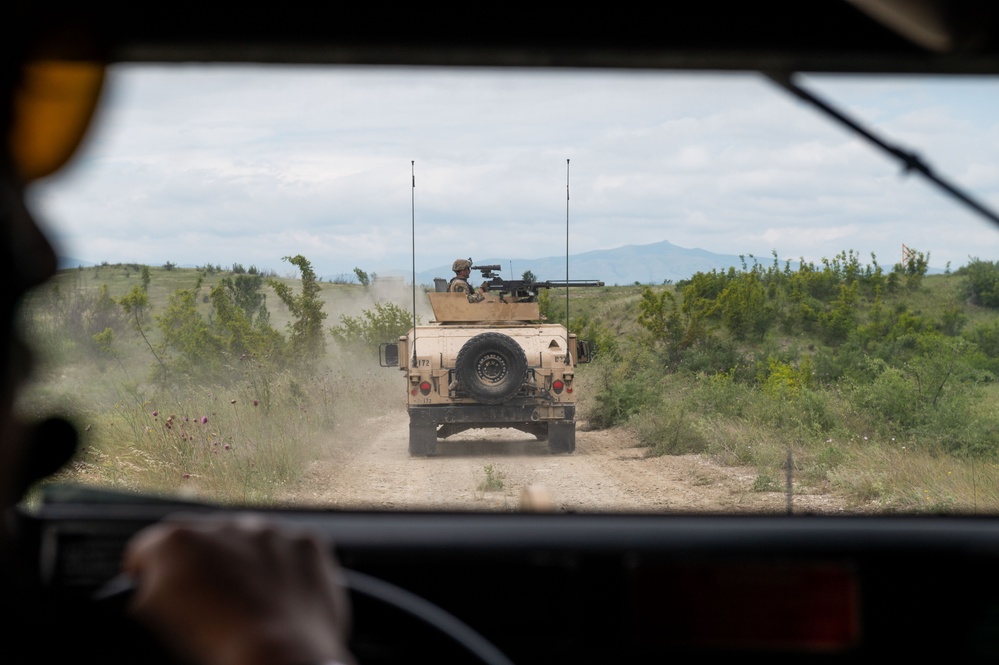 Vermont National Guard and the Hellenic Army participate in Immediate Response 25 in Krivolak, North Macedonia