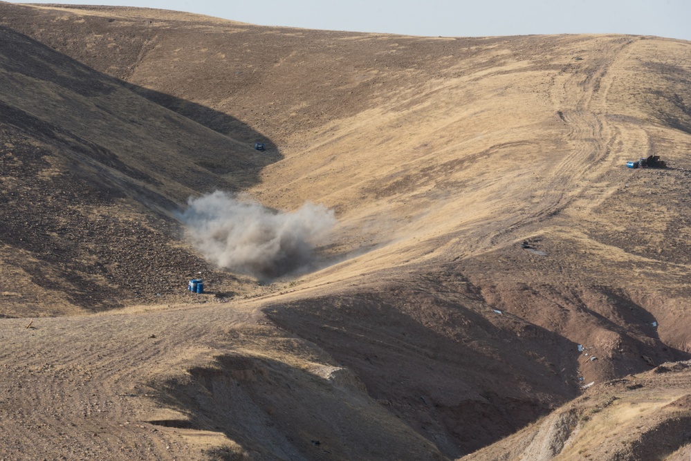 Estonian Defence Forces Conduct Close Air Support Live Fire Exercise