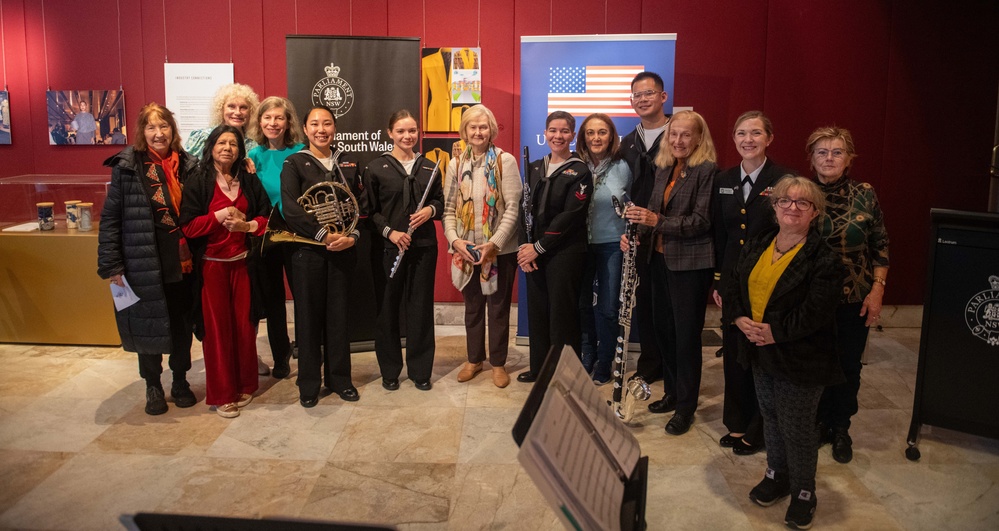 7th Fleet Band Plays in Sydney