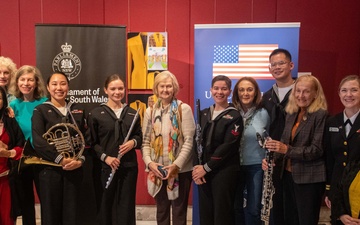 7th Fleet Band Plays in Sydney