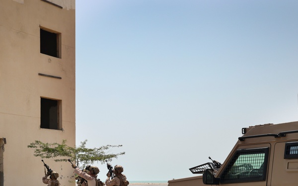 Marines with FASTCENT participate in exercise Falcon Eye