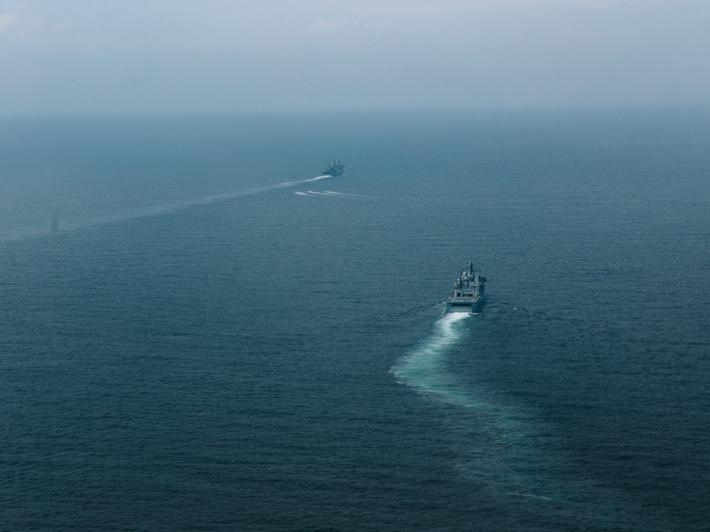 22nd MEU | Defense of the Amphibious Task Force for IWO ARG Simulated Strait Transit