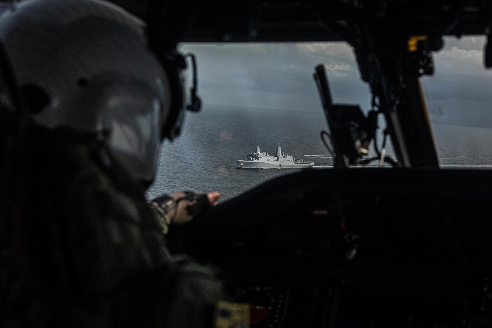 22nd MEU | Defense of the Amphibious Task Force for IWO ARG Simulated Strait Transit