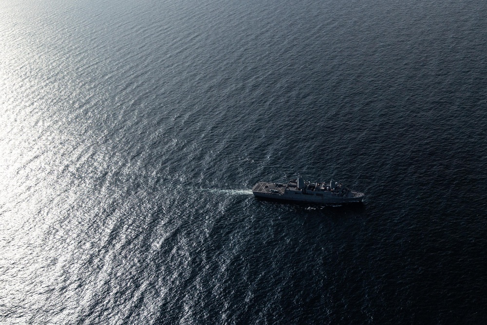 22nd MEU | Defense of the Amphibious Task Force for IWO ARG Simulated Strait Transit