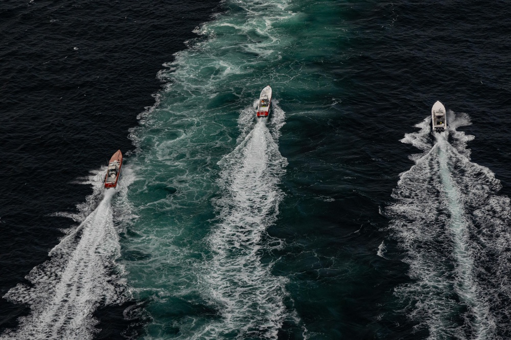 22nd MEU | Defense of the Amphibious Task Force for IWO ARG Simulated Strait Transit