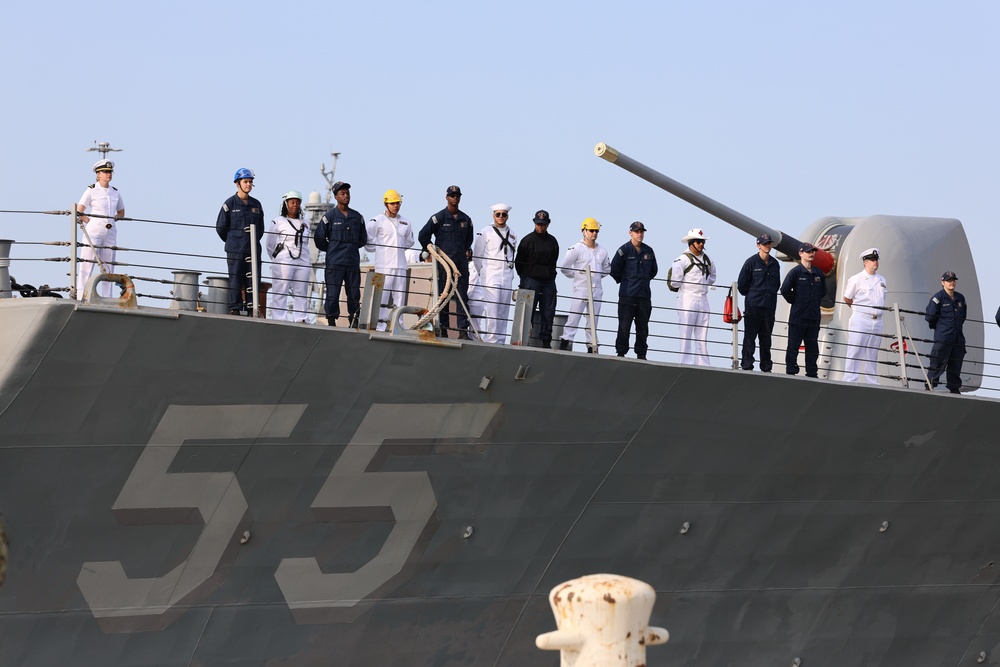 USS Stout Returns to Homeport